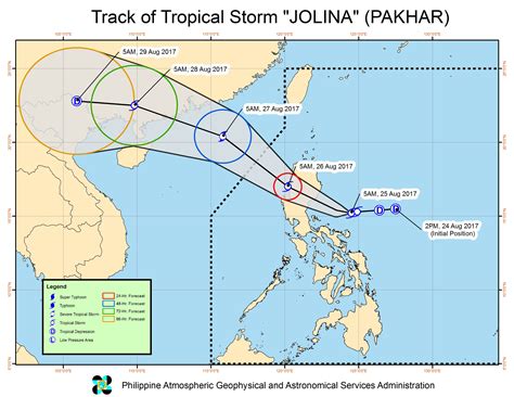 signal number today batangas|15 areas under Signal No. 2 as Jolina moves northwestward over .